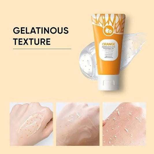 Orange Enzyme Exploiting Gel – Brightening, Exfoliating & Nourishing Citrus Skincare for Radiant, Healthy, Glowing Complexion Every Day 100g