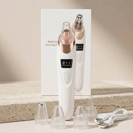 Face Vacuum Suction Blackhead Remover Pore Cleaner Electric Deep Cleansing Tool For Nose And Face