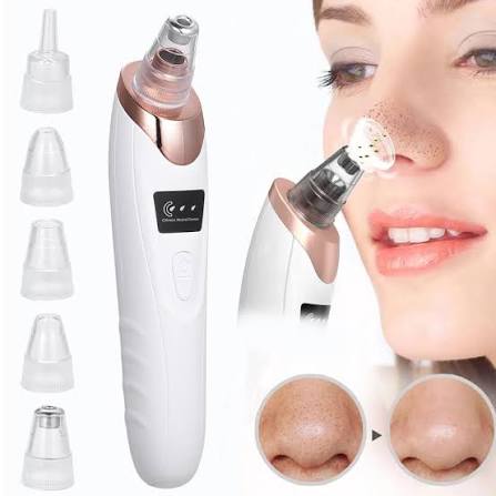 Face Vacuum Suction Blackhead Remover Pore Cleaner Electric Deep Cleansing Tool For Nose And Face