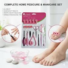 16-in-1 Stainless Steel Nail Care Kit – Manicure & Pedicure Tool Set (Random Color) - Manicure Kit