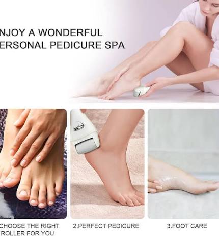 Rechargeable Electric Pedi Foot Filer Effective Callus Remover For Soft Smooth Feet With Easy Use And Reliable Performance