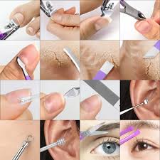 16-in-1 Stainless Steel Nail Care Kit – Manicure & Pedicure Tool Set (Random Color) - Manicure Kit