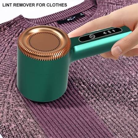 Rechargeable Lint Remover – Portable Electric Fabric Shaver for Clothes, Sweaters & Upholstery (Random Color)