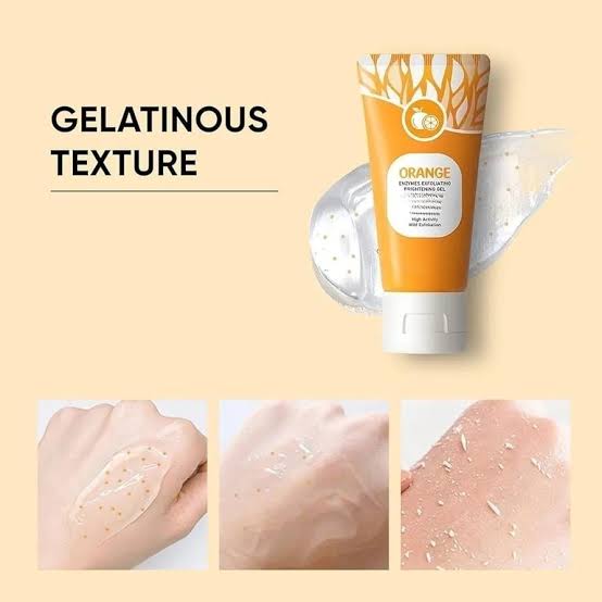 Orange Enzyme Exploiting Gel – Brightening, Exfoliating & Nourishing Citrus Skincare for Radiant, Healthy, Glowing Complexion Every Day 100g