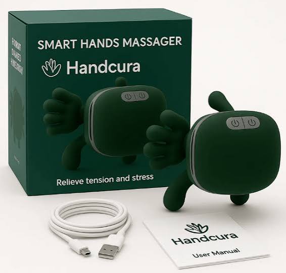 Smart Finger Pressure Neck Massager – Electric Deep Kneading Heated Back & Shoulder Massager | Pain Relief Relaxation Device for Home